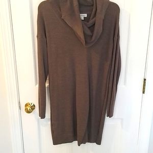 Merino wool sweater dress